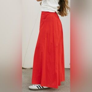 a new day Red A-Line Skirt
